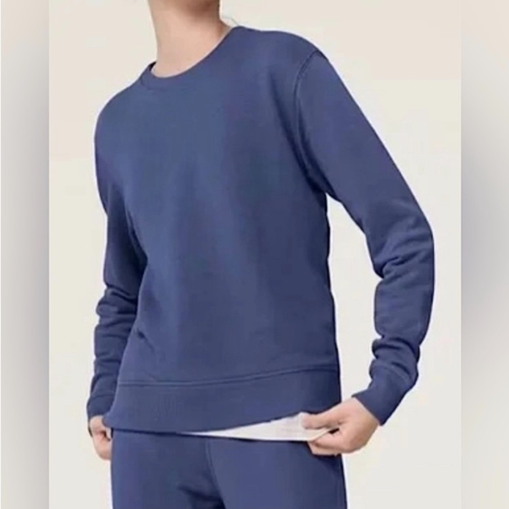 Allbirds R&R Pullover Sweatshirt in Hazy Indigo Sz L